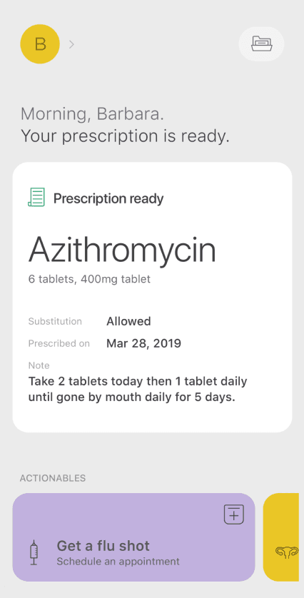 Prescription ready